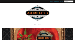 Desktop Screenshot of madamemota.com